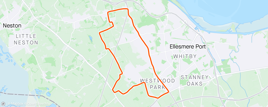 Карта физической активности (Nice easy long run with Tom)