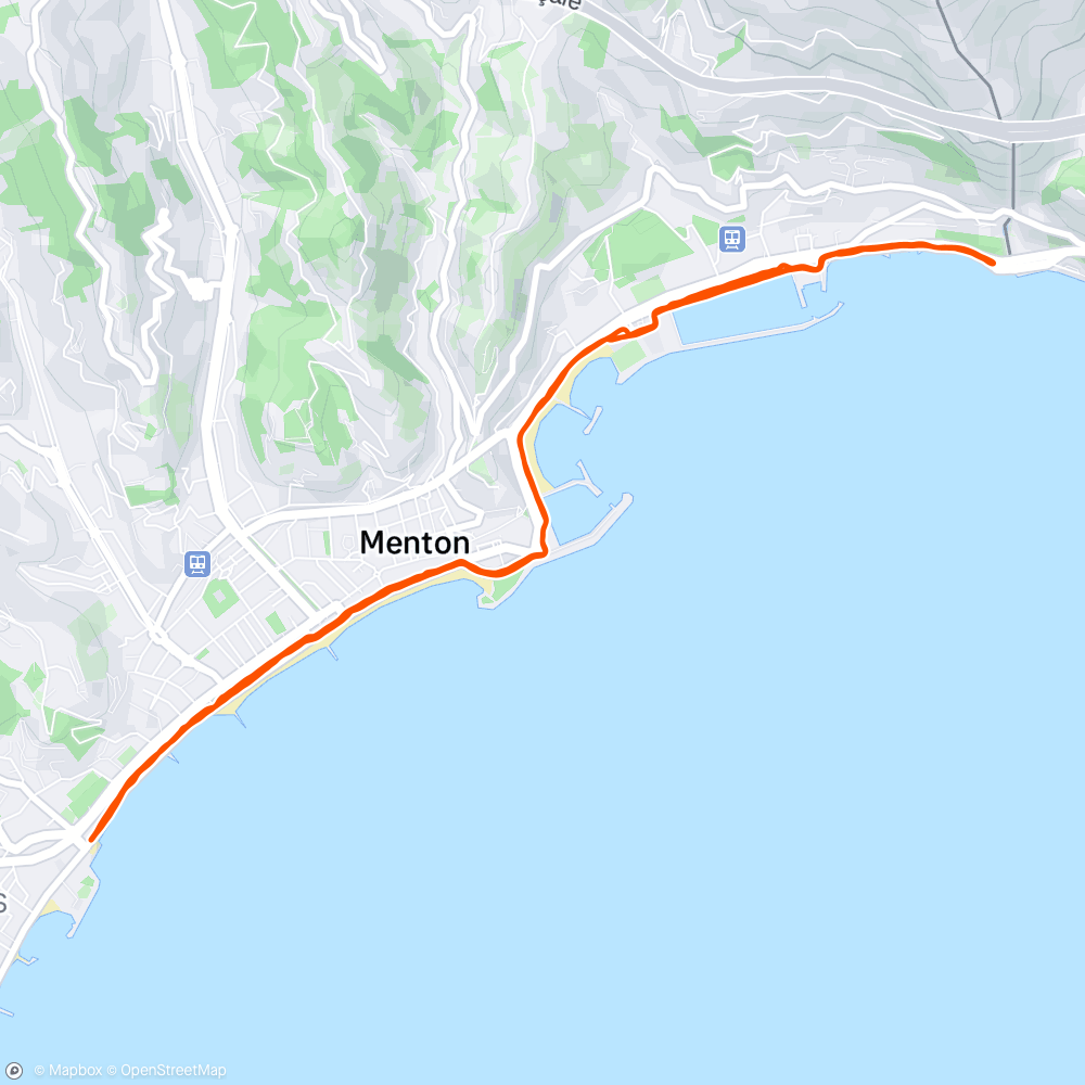 Map of the activity