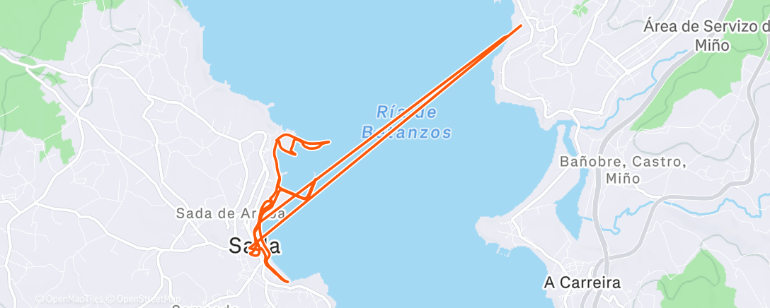 Карта физической активности (Lunch run)