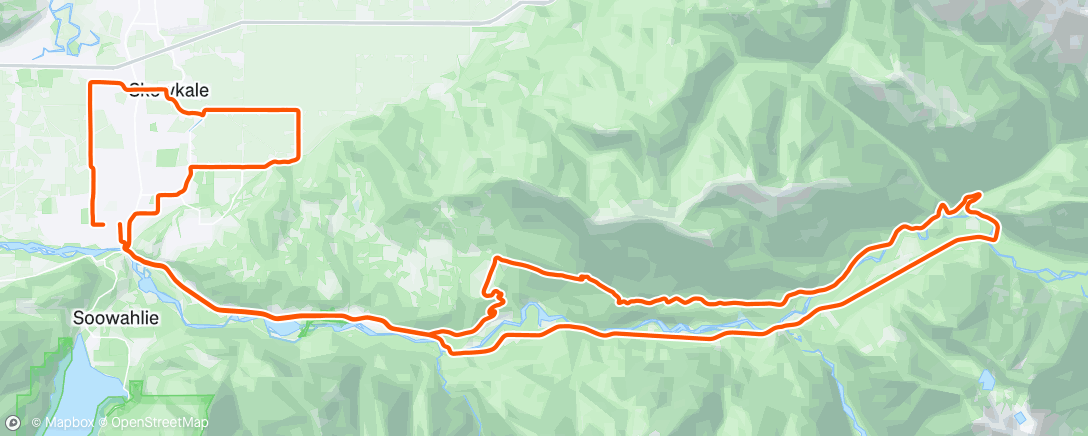 Map of the activity, Morning Ride