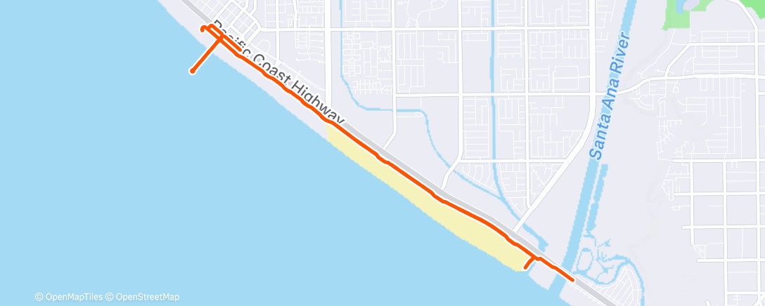 Mappa dell'attività Lunch Run