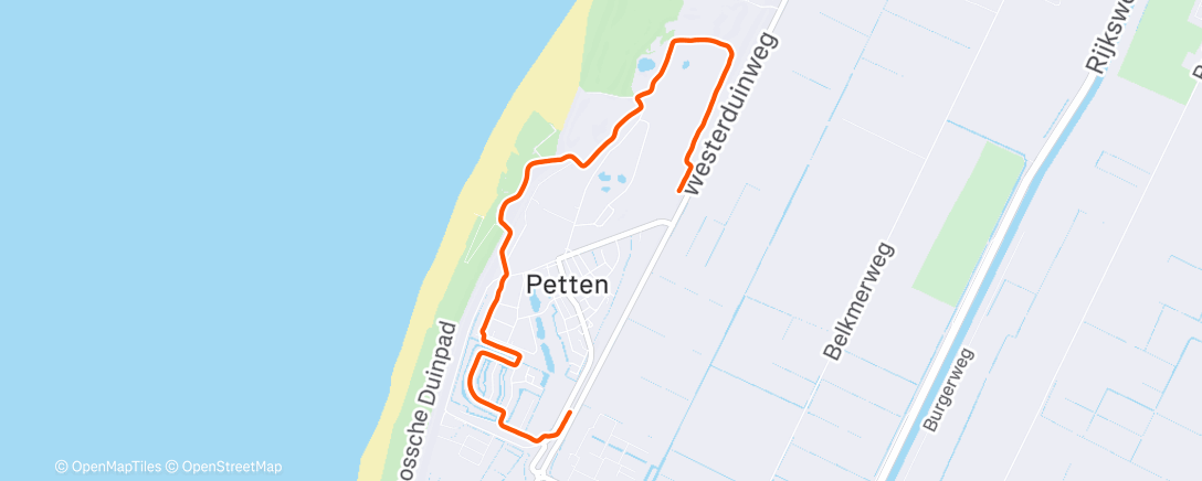 Mappa dell'attività Nuchter loopje