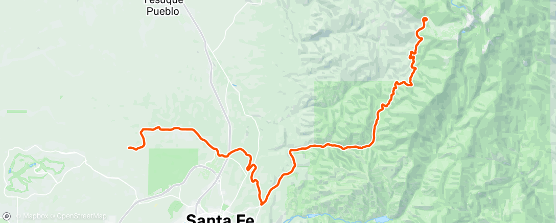 Map of the activity, Morning Gravel Ride