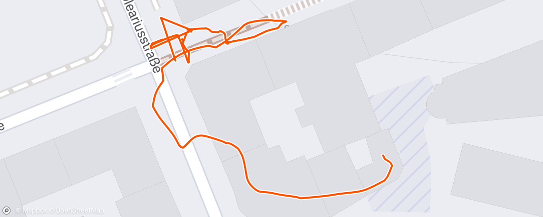 Map of the activity, Nachtwächterrundgang durch Halle