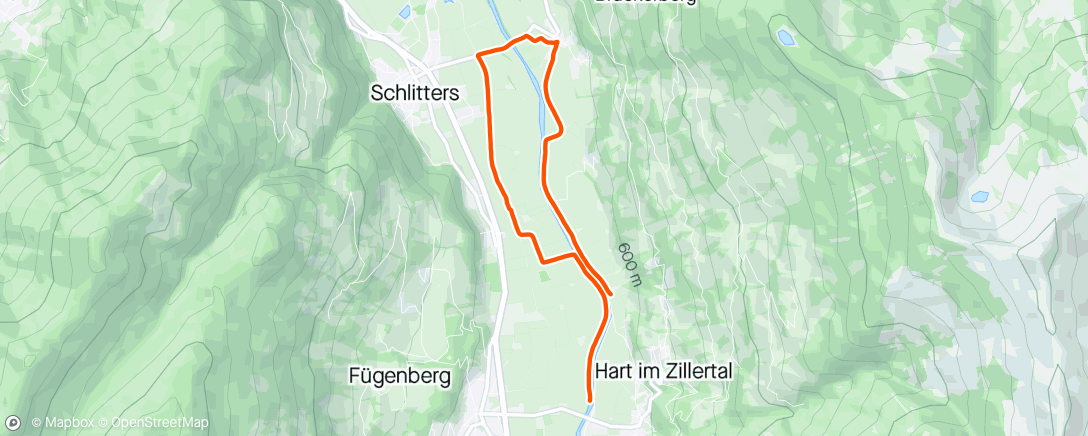 Mapa da atividade, Laufen mit Lars