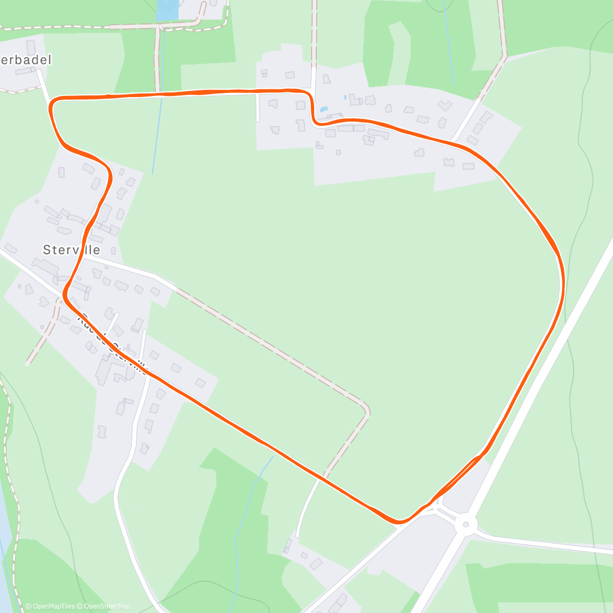 Map of the activity, Grober Project 🔥 Répétition de 400m 🥵