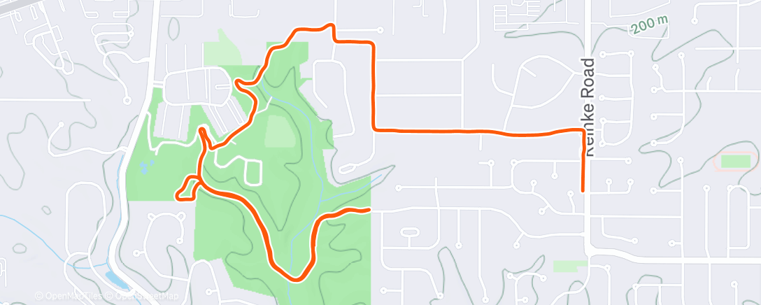 Map of the activity, Pre-flight shake.