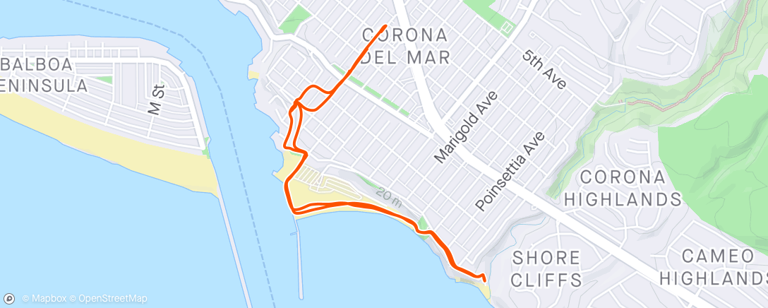 Map of the activity, CDM stairs