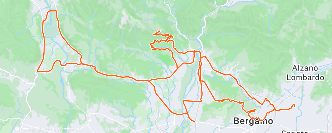 Mapa de la actividad (Lunch Ride)