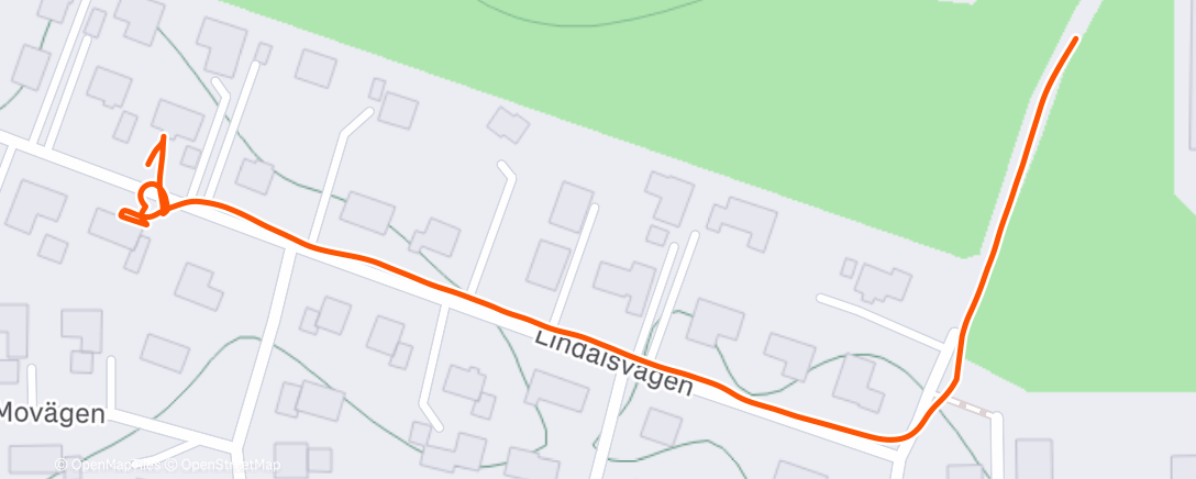 Map of the activity, Lunch Walk