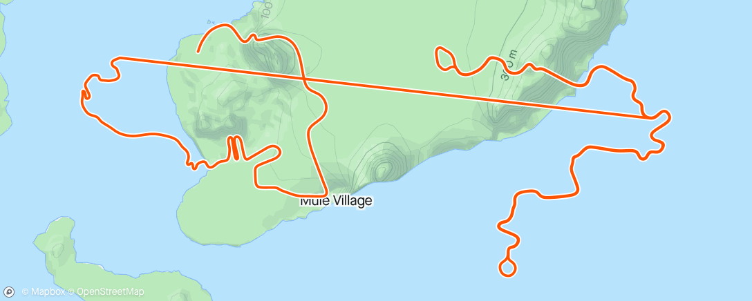 Mappa dell'attività Zwift - Volcano Flat in Watopia