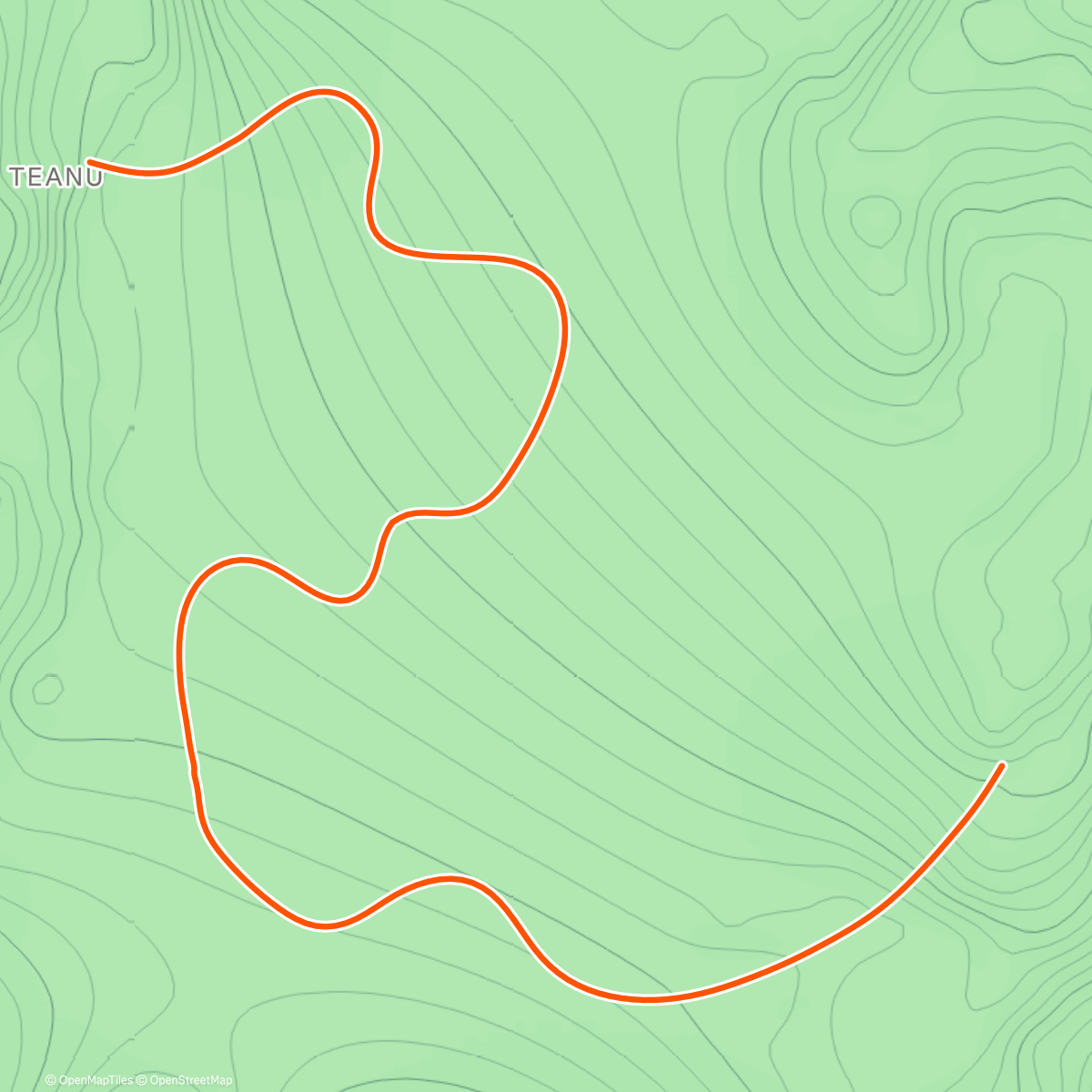 Map of the activity, Zwift - Group Ride: Rapha Festive 500 with Miguel @ 1.8 W/KG on Triple Flat Loops in Watopia