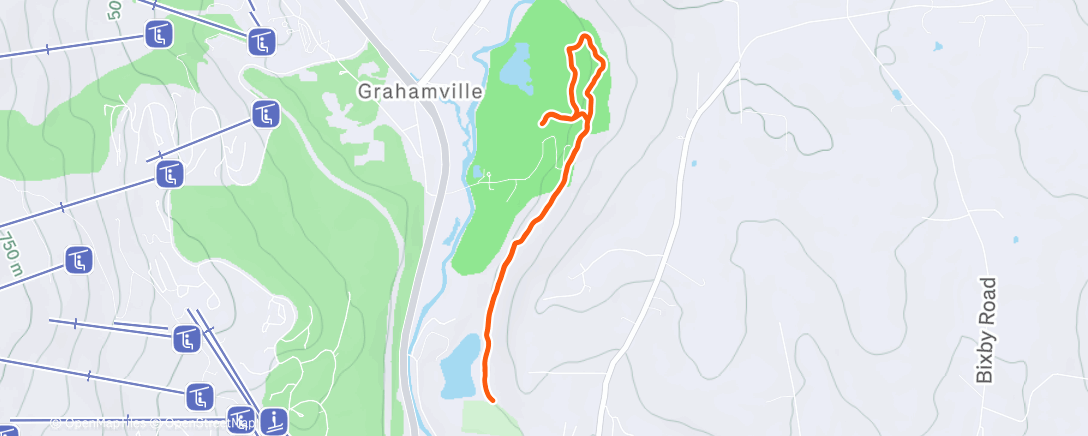 Map of the activity, Morning Nordic Ski