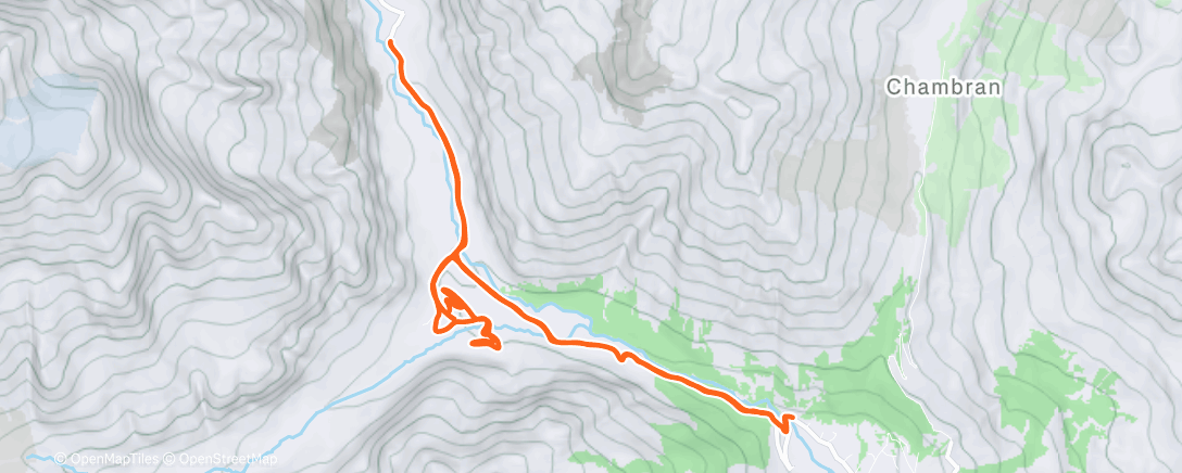 Карта физической активности (Nordic en Ailefroide)