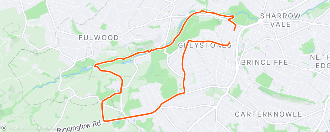 Map of the activity, Dirt up, road home.