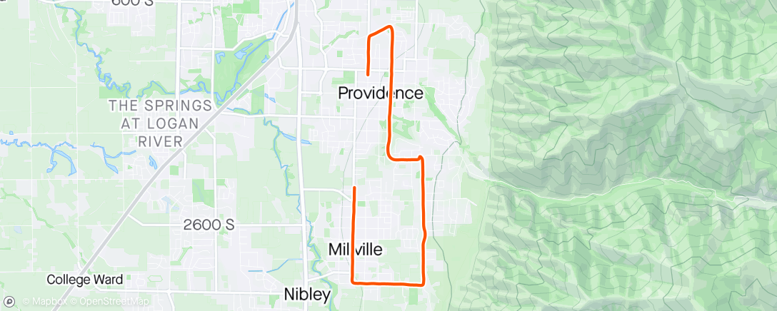 Map of the activity, Millville 6 and a little more