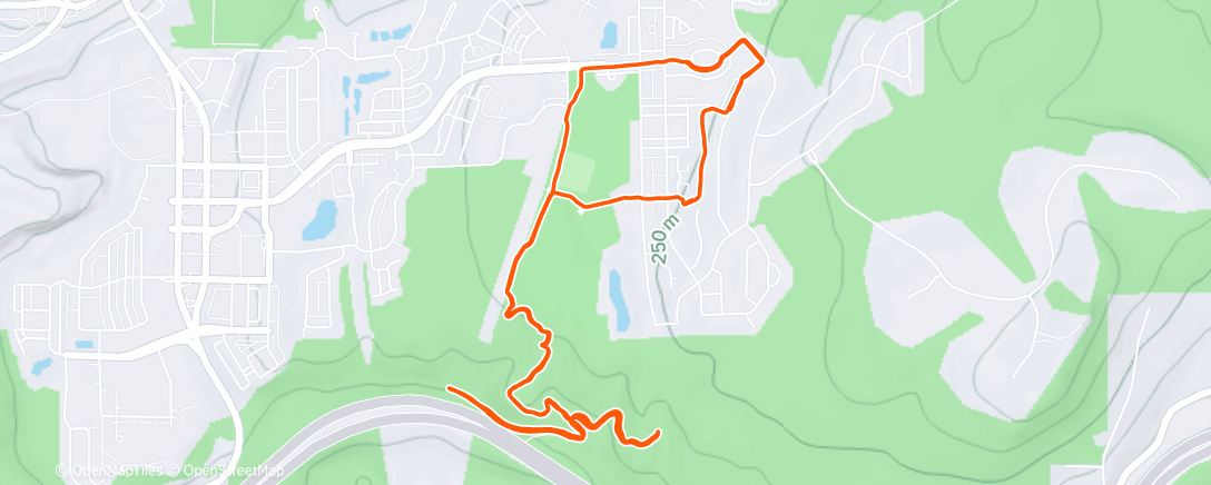 Map of the activity, gliding gracefully over rocks