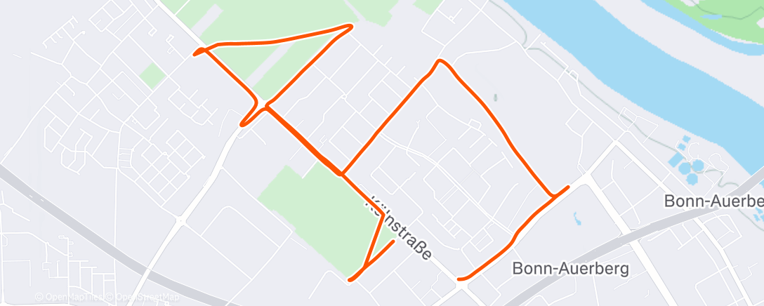 Карта физической активности (Afternoon Run)