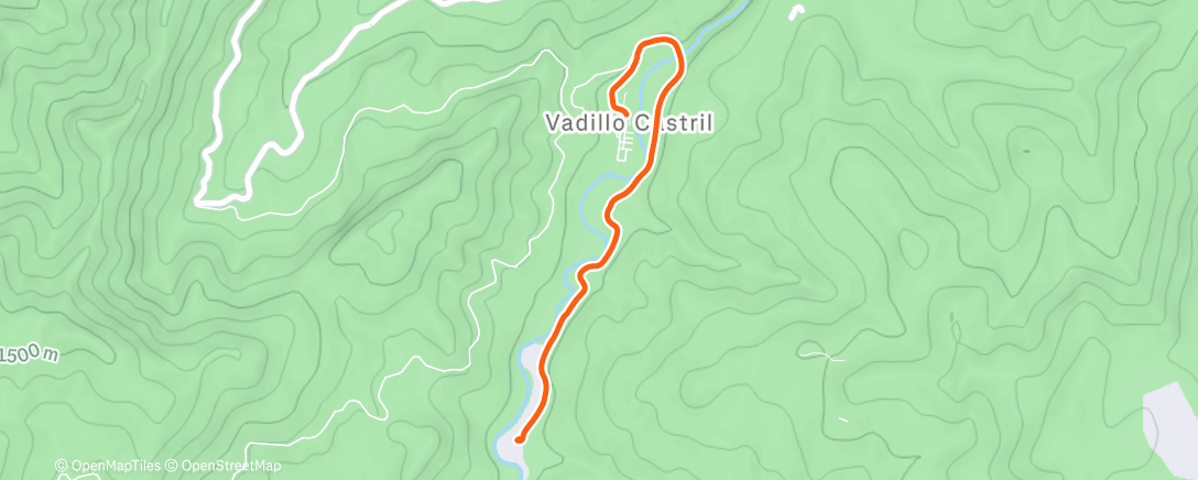 Map of the activity, Afternoon Mountain Bike Ride