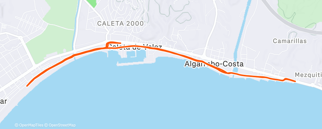 Map of the activity, Xmas Brick Training : Part 2 :  1H R SPEED TO ENDURANCE