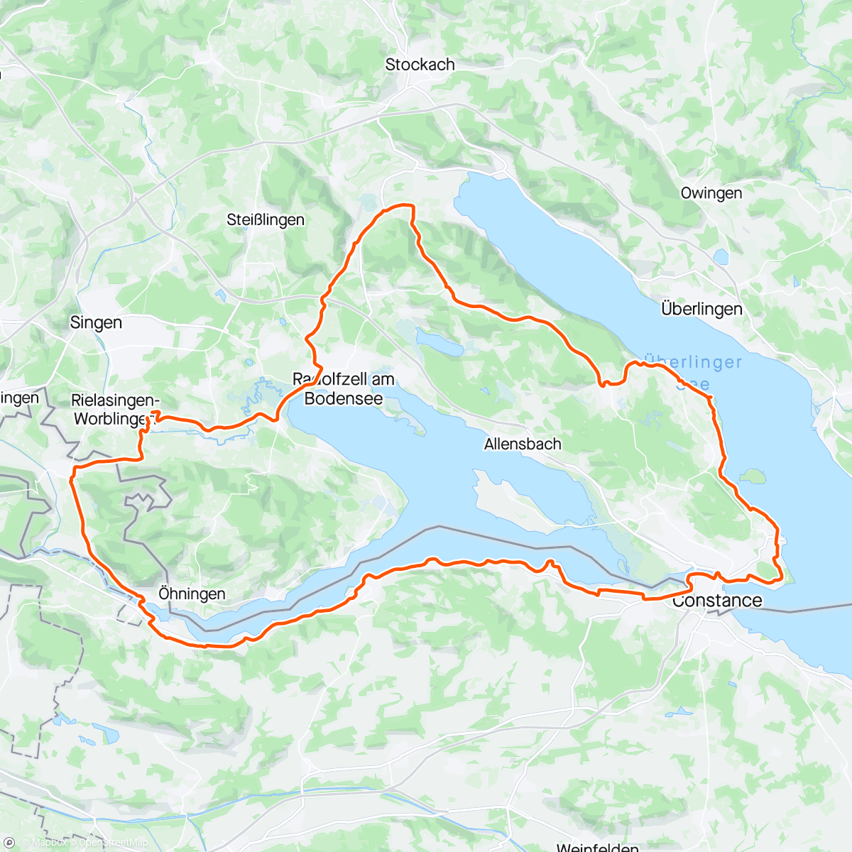 Map of the activity, Konstanz Gravel