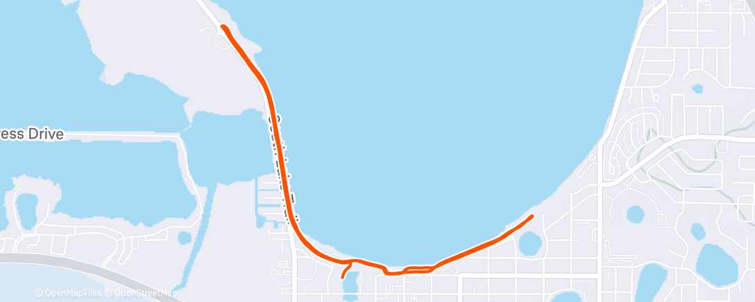 Map of the activity, Lunch Walk