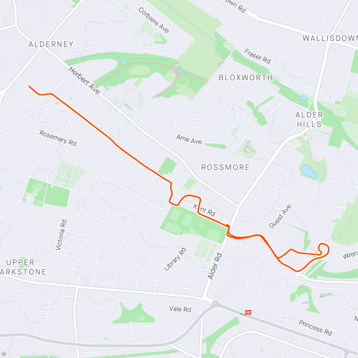 Map of the activity, Trying to avoid the traffic