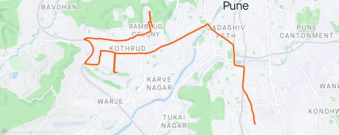 Mapa de la actividad (Morning Run 🏃🏻‍♂️)
