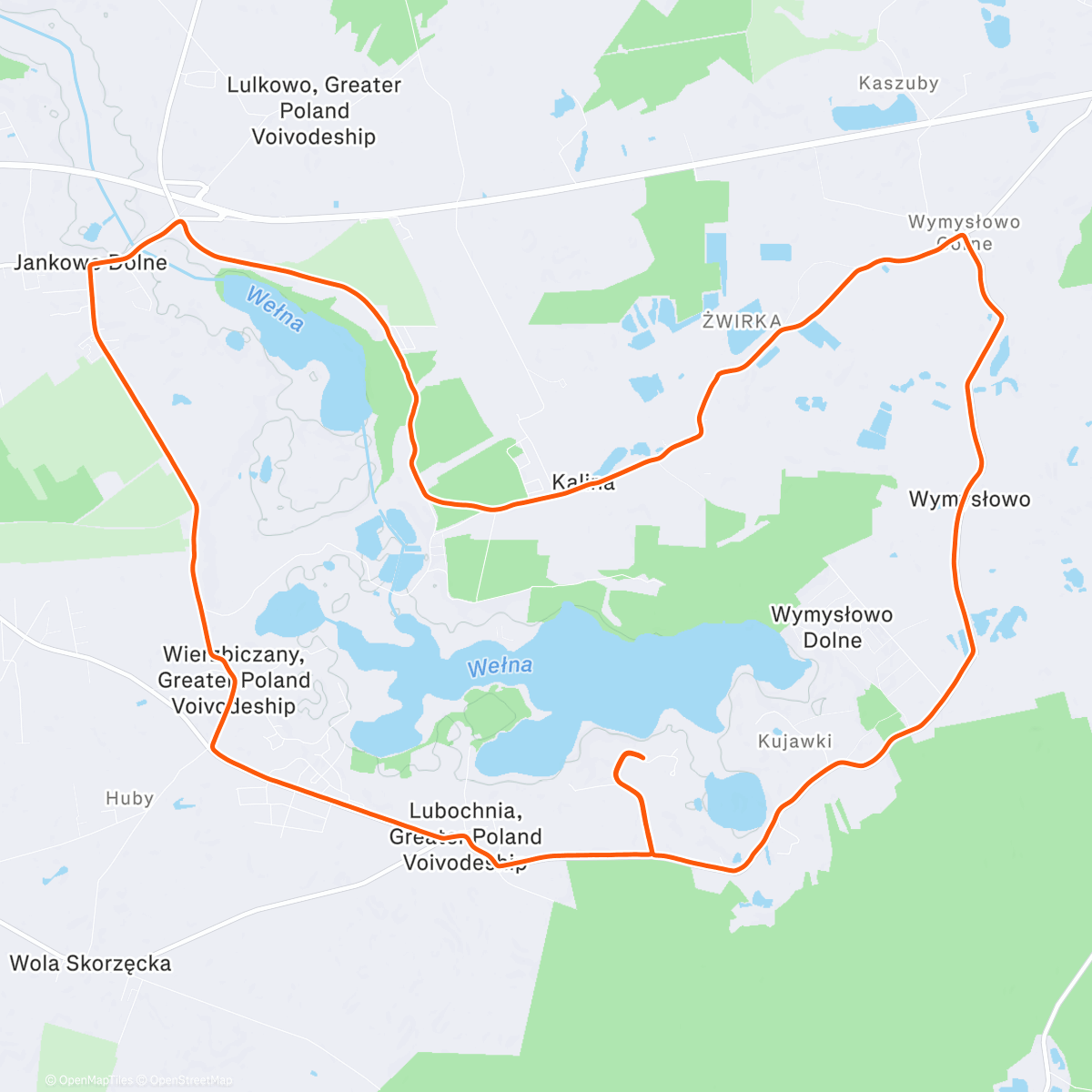 Map of the activity, Afternoon Gravel Ride