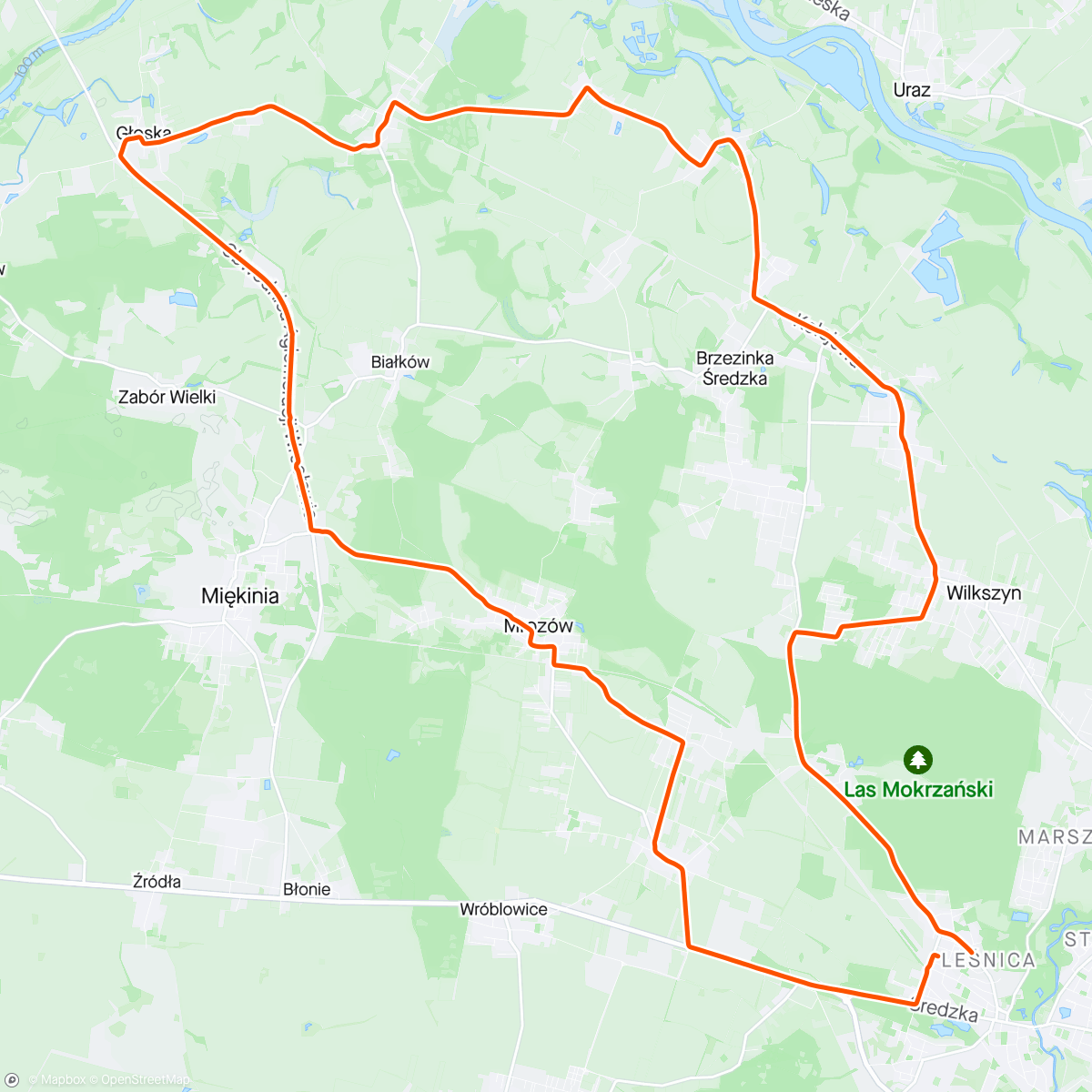 Mapa de la actividad, ☀️ Wrocław, Woj. Dolnośląskie - ☀ Morning Ride