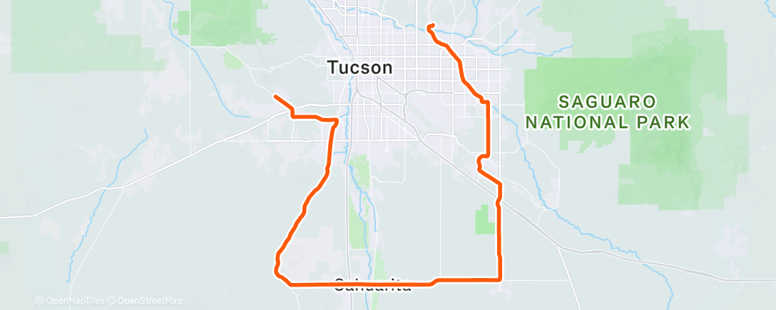 Map of the activity, Morning Ride