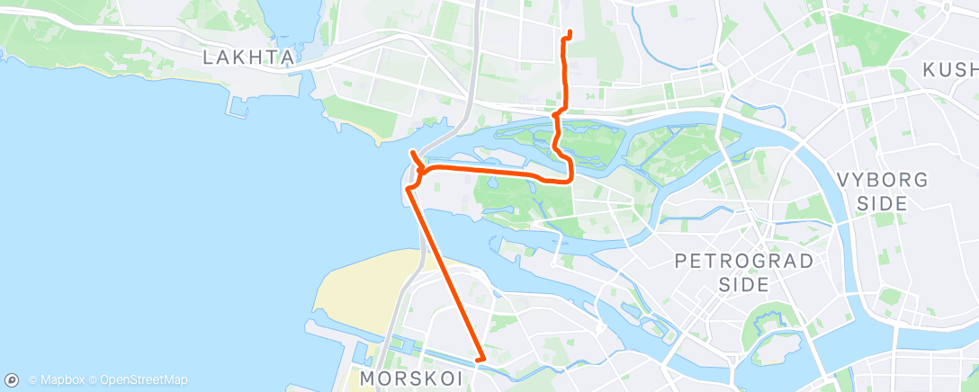 Map of the activity, 15×300(1.05)/300