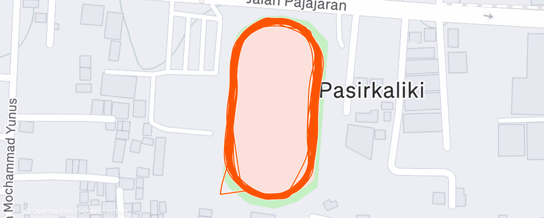 Карта физической активности (Morning Run)