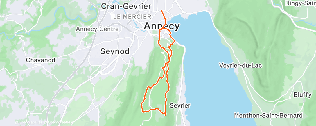 Map of the activity, Dernier jour de l’année avec ma joj 🥰