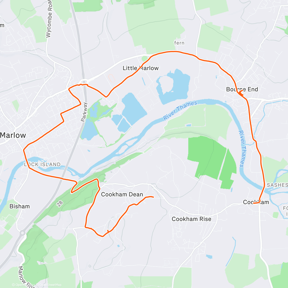 Map of the activity, Marmalade loop