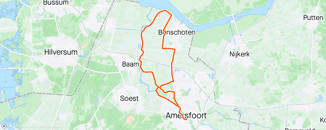 Map of the activity, Poldertje