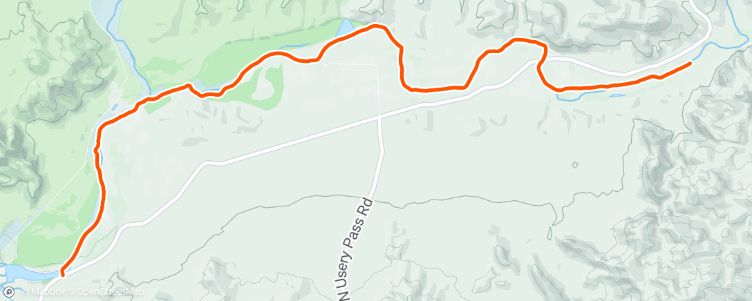 Map of the activity, Morning Stand Up Paddling