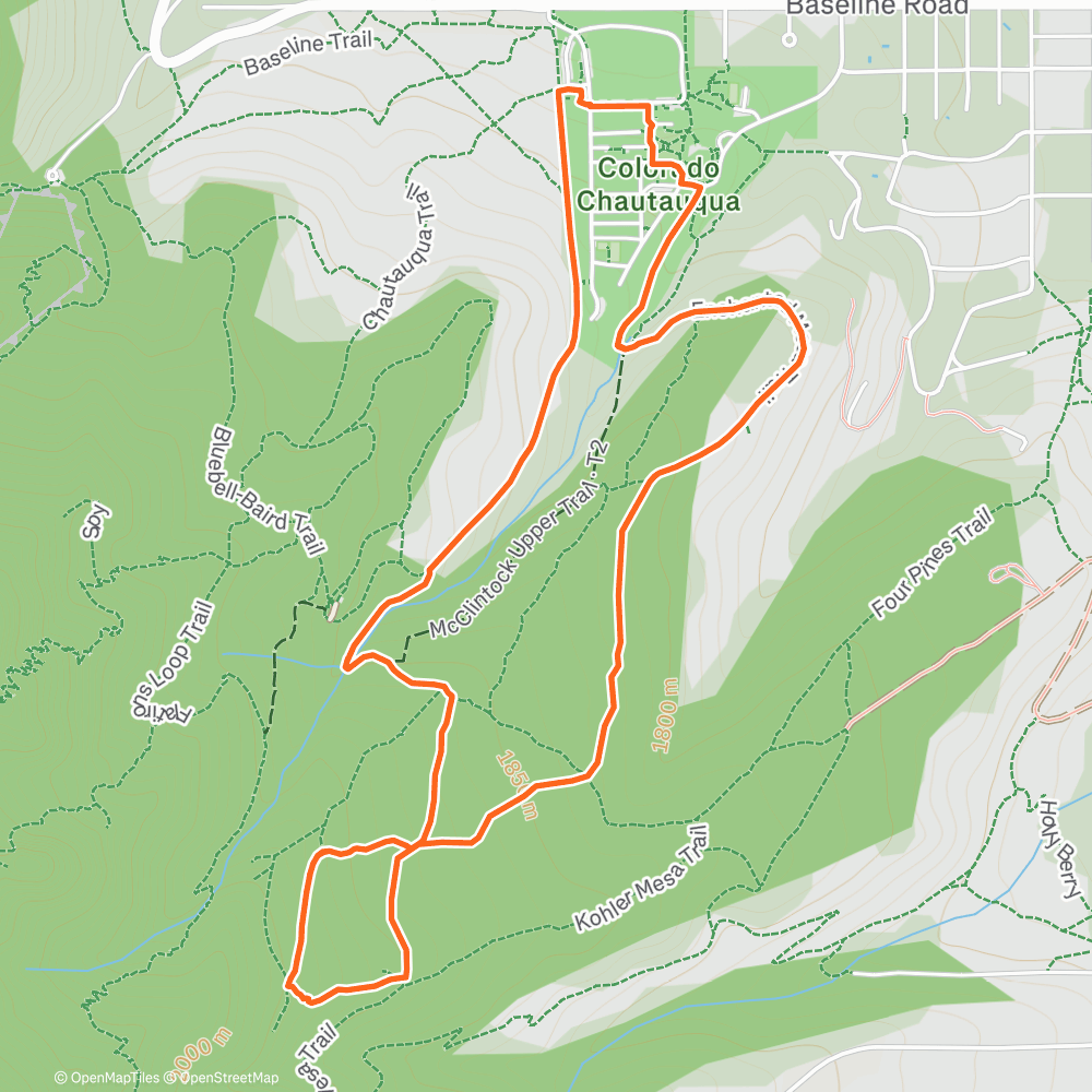Map of the activity