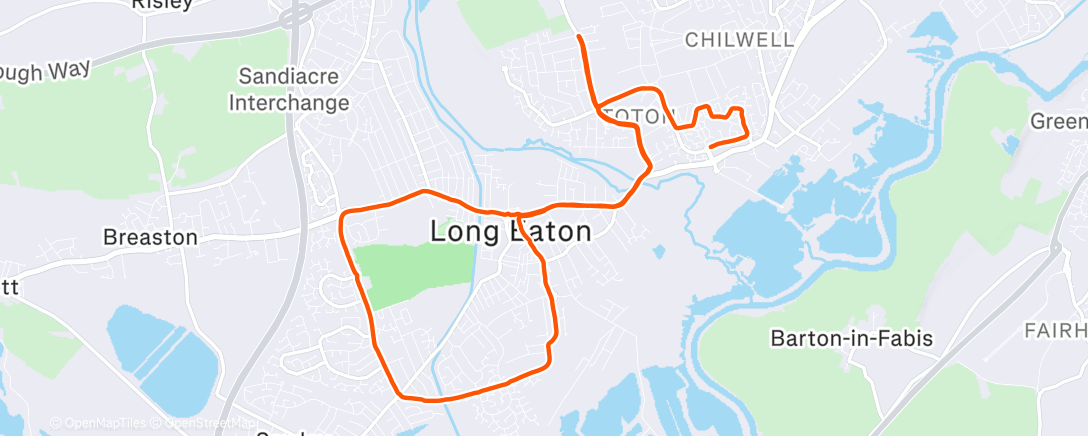 Карта физической активности (午后跑步)