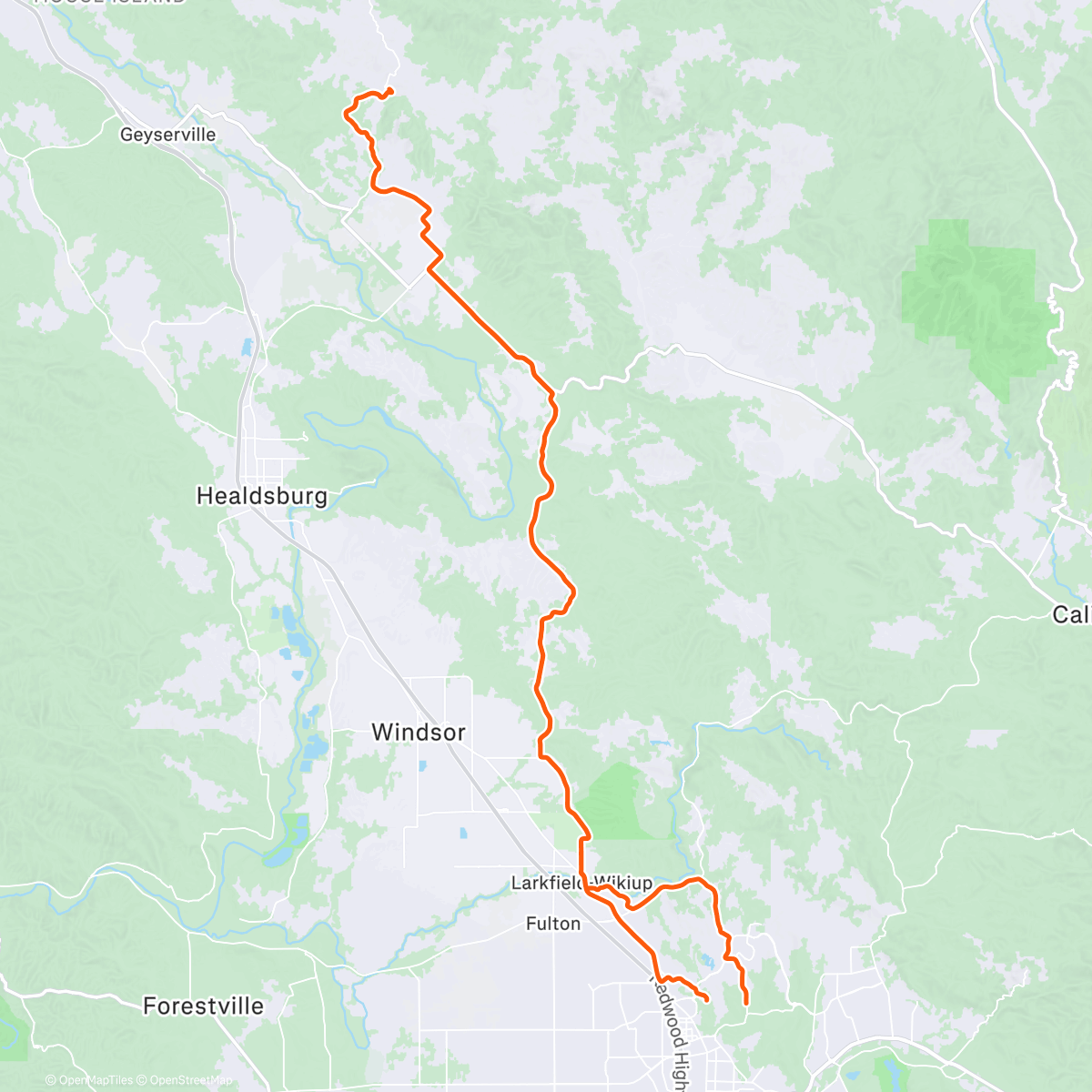 Map of the activity, Love this tire for winter 🫶