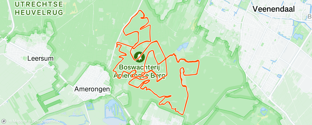 Map of the activity, Lekker boren door het bos #16