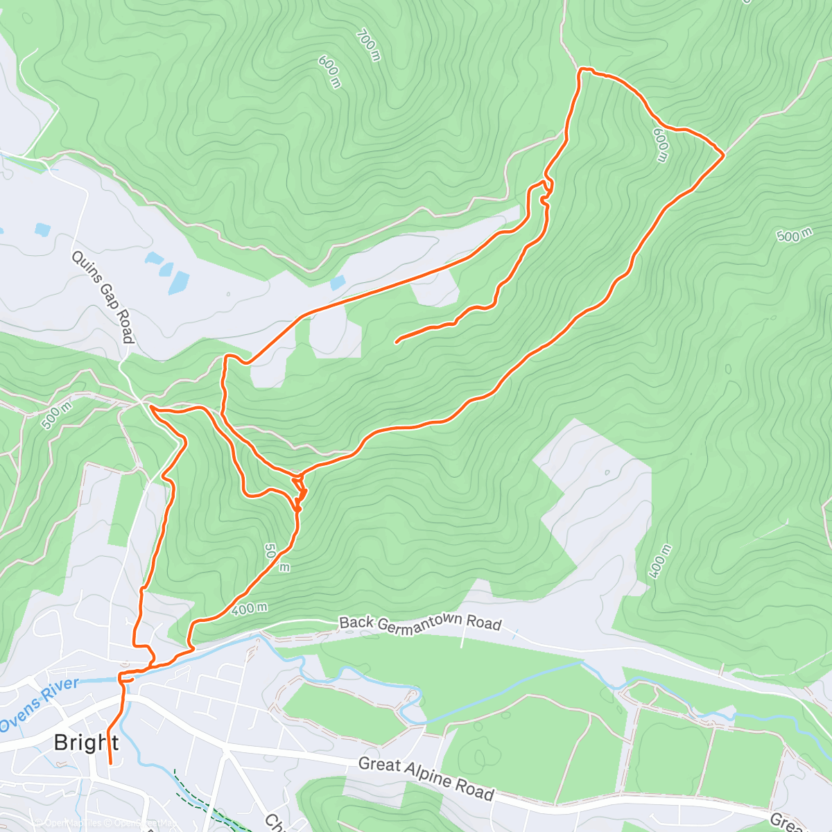 Map of the activity, A bit of random exploring