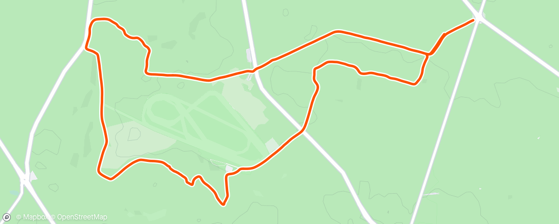 Map of the activity, Trail le matin