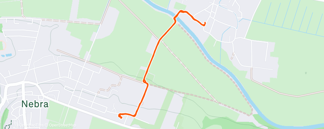 Map of the activity, Spaziergang am Nachmittag