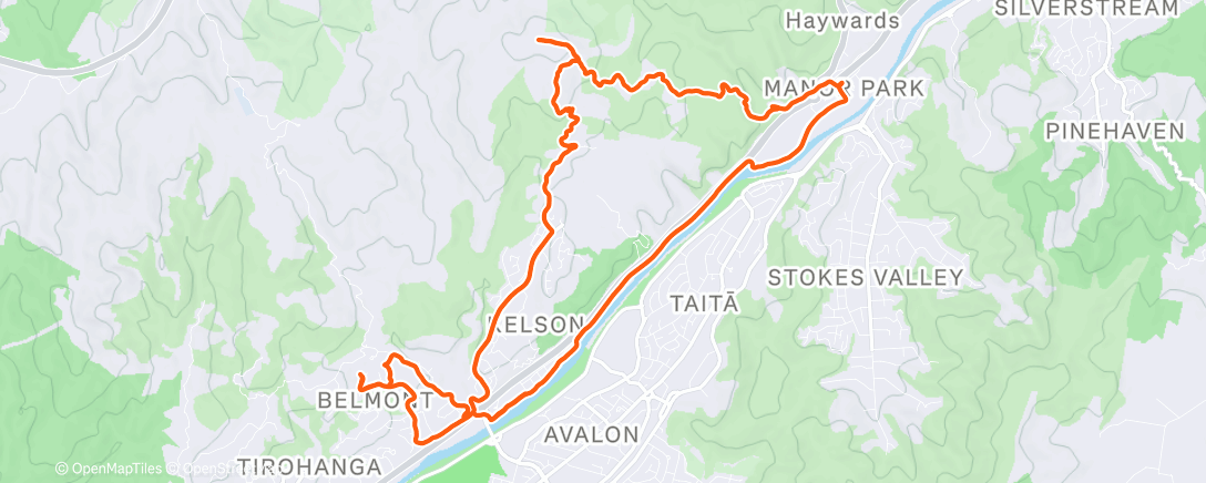 Mapa de la actividad (Morning Run)