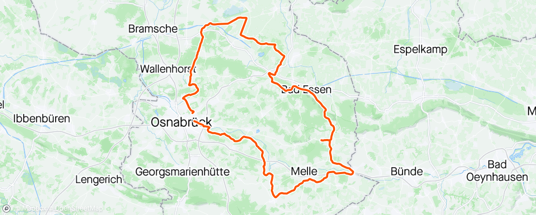 Map of the activity, Gewitter umfahren 🌧️