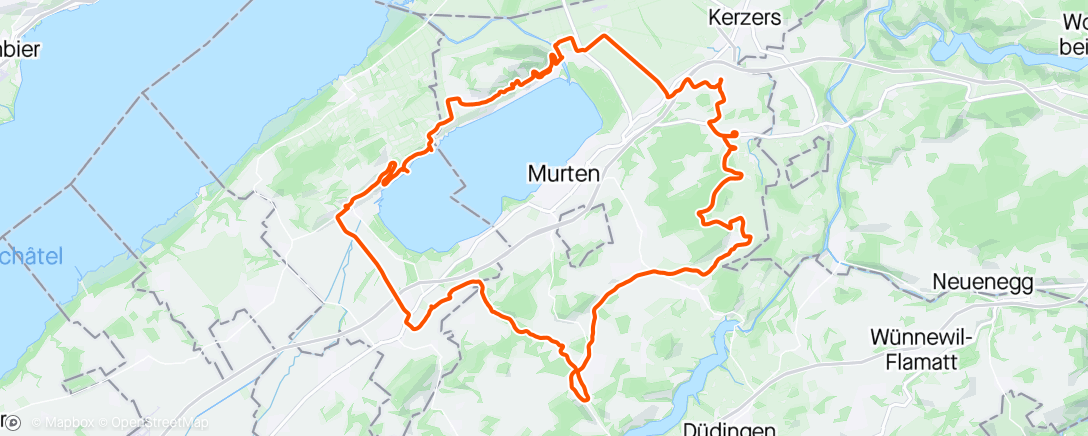 アクティビティ「Mur-Courtepy-Gempenach」の地図