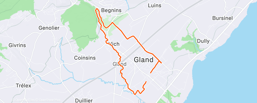 Map of the activity, 🏃🏻‍♂️ Petite Cézille