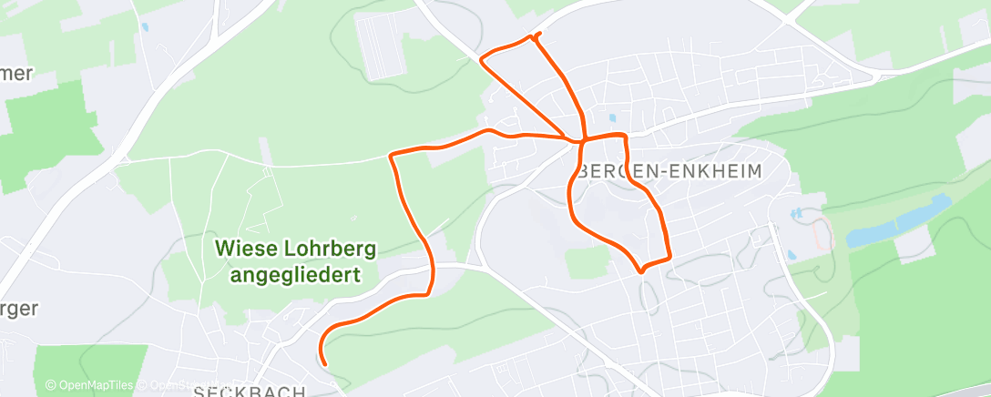 Карта физической активности (Abendradfahrt)