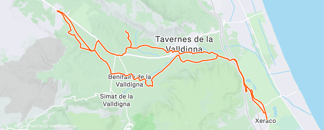 Карта физической активности (Aigües Vives (grv))